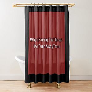 Luke Hemmings - When Facing the Things We Turn Away From Shower Curtain