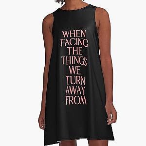 Luke Hemmings - When Facing the Things We Turn Away From, Starting Line   A-Line Dress