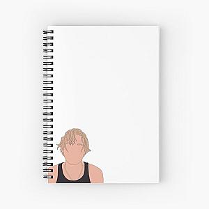 Minimalistic Luke Hemmings 5SOS Spiral Notebook