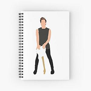 Luke Hemmings Silhouette  Spiral Notebook