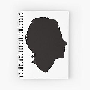 luke hemmings silhouette  Spiral Notebook