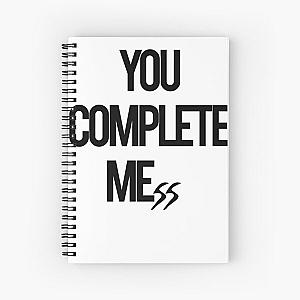 You Complete Me Luke Hemmings 5SOS Spiral Notebook
