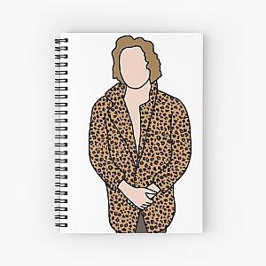 Luke Hemmings leopard print Spiral Notebook