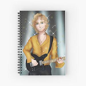 Luke Hemmings the golden boy Spiral Notebook