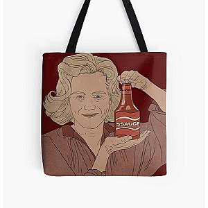 Luke Hemmings 5Sauce Red All Over Print Tote Bag