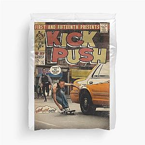 Lupe Fiasco - Kick Push Comic Book Parody  Duvet Cover