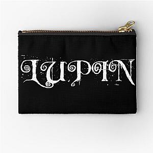 Lupin Black Zipper Pouch