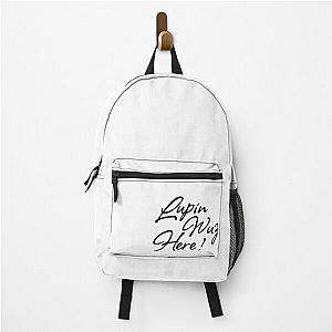 Lupin Graffiti simple (black) Backpack