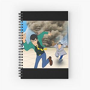 Lupin vs. Inspector Gadget: Green Spiral Notebook