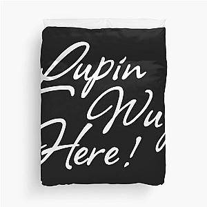 Lupin Graffiti simple (white) Duvet Cover