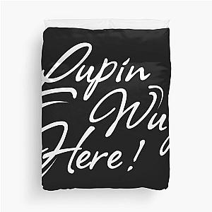 Lupin Graffiti without drips (white) Duvet Cover