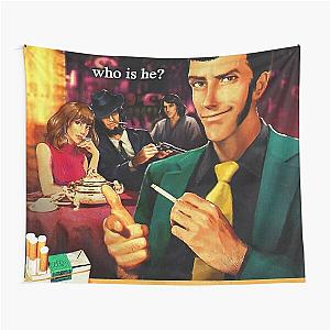 Lupin Poster - Vinutun smoke Tapestry