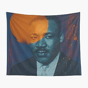 BLM - Martin Luther King Jr. Portrait in Painting Style - Black Lives Matter Tee - Washable Face Cover - Wall Art Tapestry