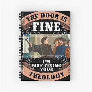 Martin Luther 95 Theses Theology Christian Reformation Day  Spiral Notebook