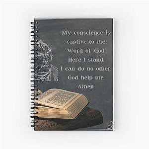 Luther - Here I Stand Spiral Notebook