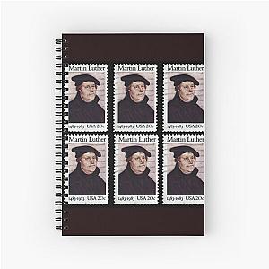 Martin Luther Stamps Spiral Notebook