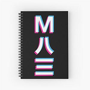 M83 Japanese Number Logo Spiral Notebook