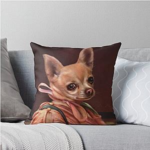 Chihuahua Portrait Mabel Throw Pillow