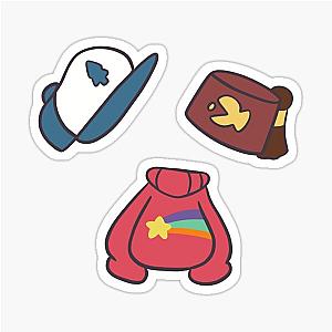 Dipper Mabel Stan set Stickers