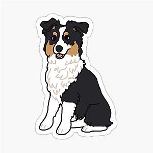 Mabel Australian Shepherd black tricolor Sticker