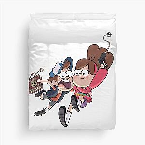 Mabel and Dipper Pines Gravity Falls Duvet Cover