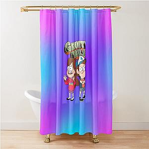 Mabel and Dipper Shower Curtain