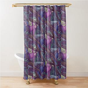 Dipper and Mabel in the woods Shower Curtain