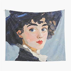Mabel Normand Post-impressionist Tapestry