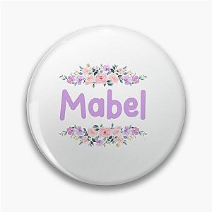 Purple Mabel Label Pin