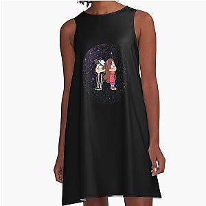 Gravity Falls Mabel Dipper A-Line Dress