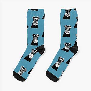 Mabel the Miniature Schnauzer Socks