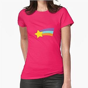Mabel Rainbow Star Sweater Gravity Falls Fitted T-Shirt