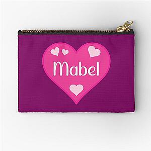 Mabel Pink Heart Zipper Pouch