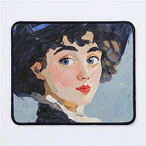 Mabel Normand Post-impressionist painting Mouse Pad
