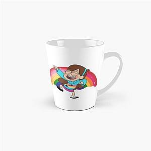 Mabel Pines on a rainbow background. Gravity Falls Character Tall Mug