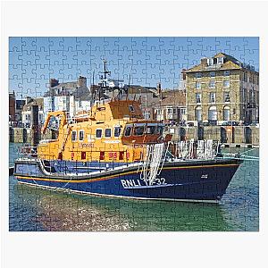 Weymouth's Severn class RNLI Lifeboat Ernest and Mabel Jigsaw Puzzle