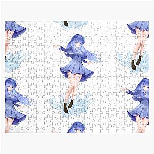 Mabel Rayveil - Uncle from Another World Isekai Ojisan - Anime Blue Hair Girl Ice Thighs Jigsaw Puzzle