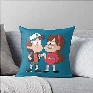 Dipper and Mabel Throw Pillow