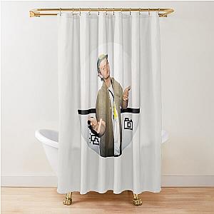 Singer Mac Demarco Circle Design Shower Curtain