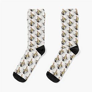 Singer Mac Demarco Circle Design Socks