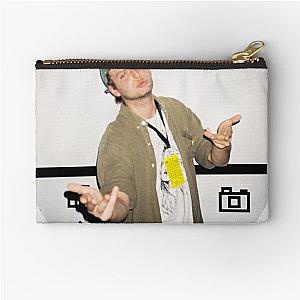 Singer Mac Demarco Circle Design Zipper Pouch