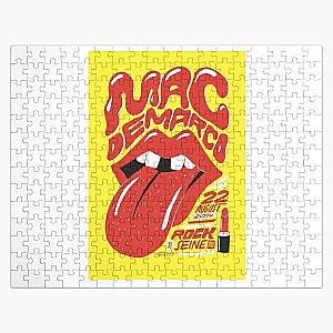 Mac Demarco Retro Design yellow Jigsaw Puzzle RB0111