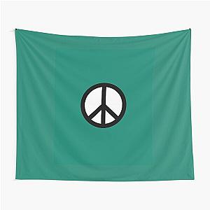 Green Peace Sign Flag Tapestry Mac Demarco Studio Flag Pillow Mug Tapestry Indie Rock T-Shirt Tapestry