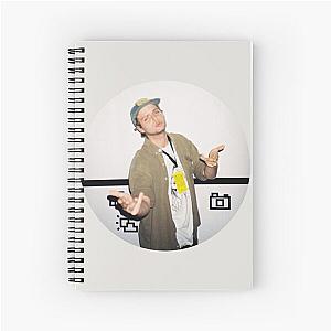 Singer Mac Demarco Circle Design Spiral Notebook