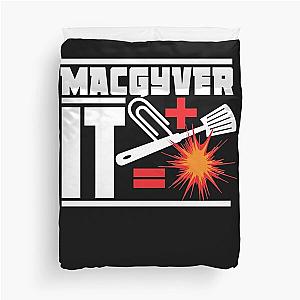 More Than Awesome MacGyver Cool Graphic Duvet Cover