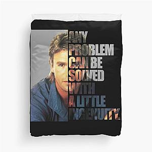 MacGyver Gift for Fan Duvet Cover