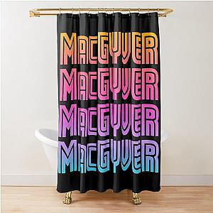 MacGyver Shower Curtain
