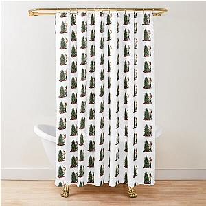 MacGyver Christmas Shower Curtain