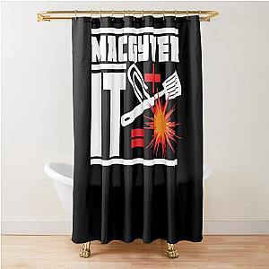 More Than Awesome Macgyver Cool Graphic Gift Shower Curtain
