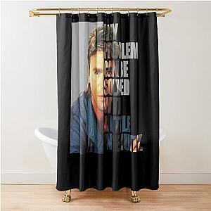 Lover Gifts Macgyver Said Any Problem Gift for Fan Shower Curtain